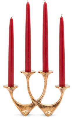 Adventsleuchter Bronzeguss