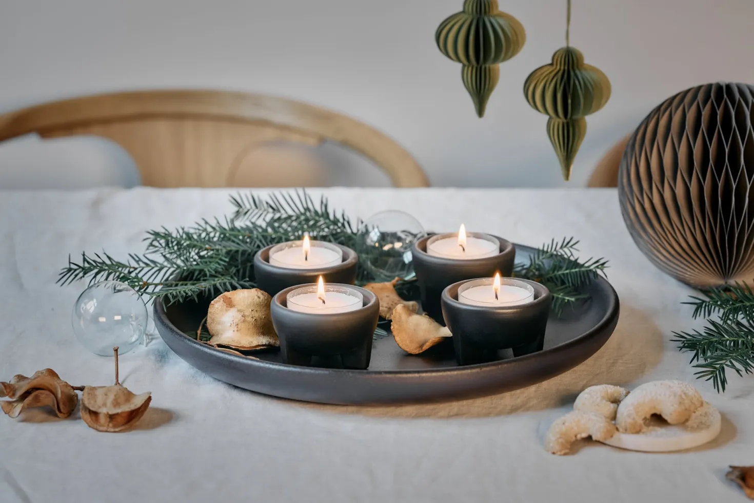 Adventsset Keltenschale CeraFlam®
