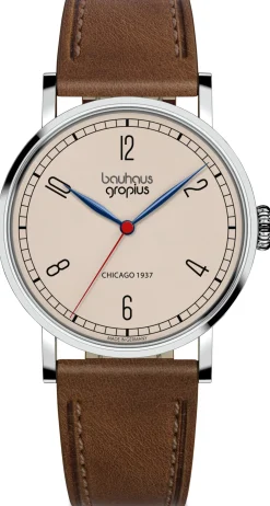 Armbanduhr Chicago 1937 Beige Ø 32,5 mm Quarz