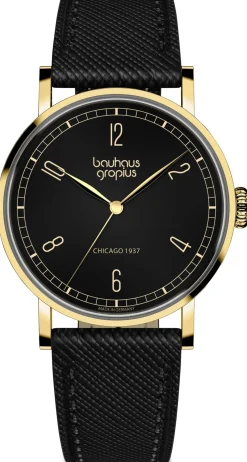 Armbanduhr Chicago 1937 Schwarz Ø 32,5 mm Quarz