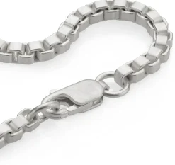 Armband Venezianer eckig, Silber