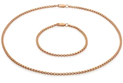 Armkette Venezianer roségoldplattiert