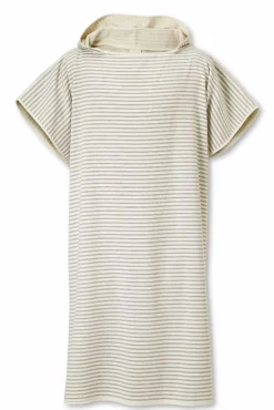 Badeponcho gestreift groß