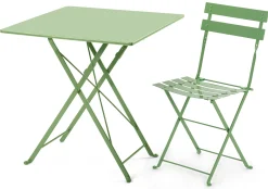 Balkonklapptisch Stahl quadratisch