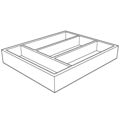 Besteckkasten Schubkastenelement 40