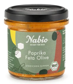 Bio-Aufstrich Paprika-Feta-Olive