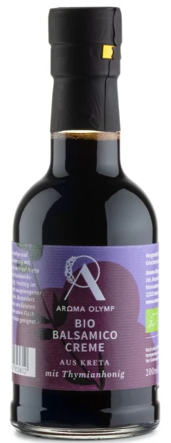 Bio-Balsamico-Creme mit Thymianhonig