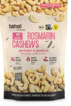 Bio-Cashews mit Rosmarin geröstet