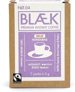 Blaek Bio-Instant-Kaffee, Decaf, Box