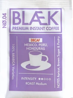 Blaek Bio-Instant-Kaffee, Decaf, Box