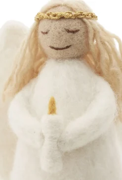 Christbaumspitze Weihnachtsengel Filz