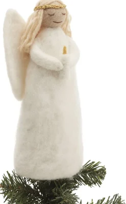 Christbaumspitze Weihnachtsengel Filz