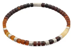 Collier Bernsteinwürfel