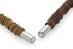 Collier Edelstahlfeder, Kupfer-Gold
