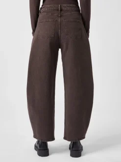 Damen-Barreljeans