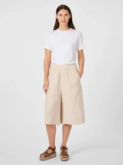 Damen-Bermudahose Leinen