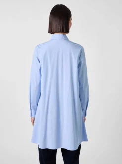 Damen-Blusenkleid Popeline