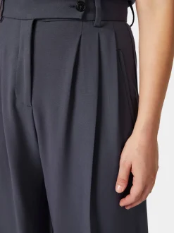 Damen-Bundfaltenhose