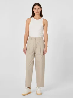 Damen-Bundfaltenhose