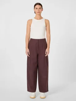 Damen-Bundfaltenhose