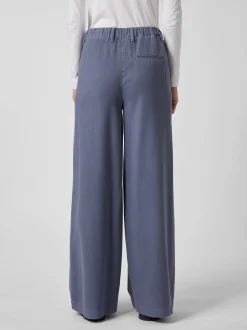 Damen-Bundfaltenhose Lyocell