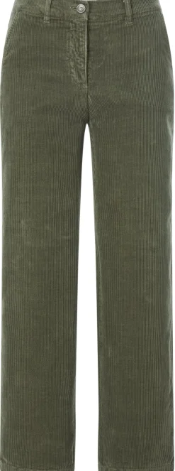 Damen-Cordhose weites Bein