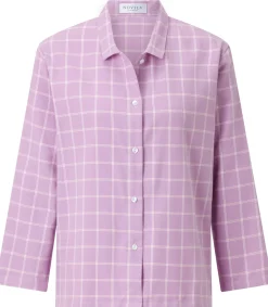 Damen-Flanellpyjama kariert