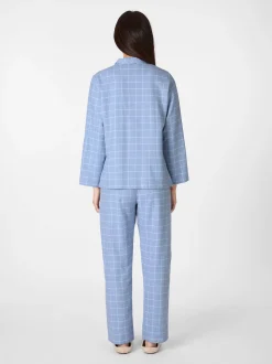Damen-Flanellpyjama kariert