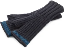 Damen-Handschuh fingerlos, Dunkelblau