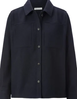 Damen-Hemdjacke Wolle