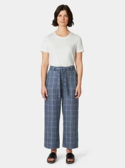 Damenhose kariert
