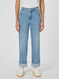 Damenjeans mit Aufschlag