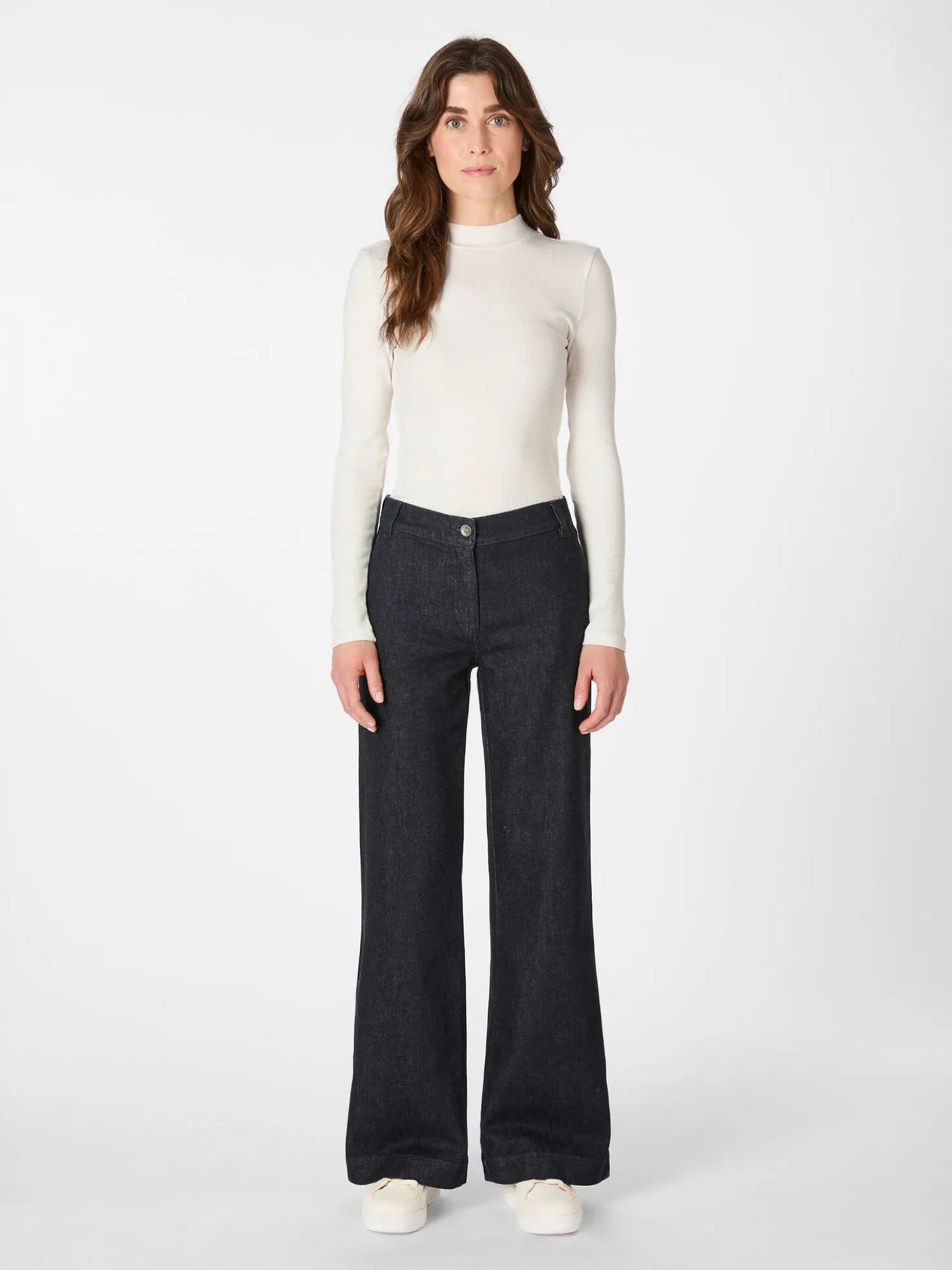 Damenjeans mit Wollanteil