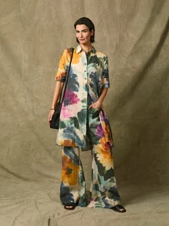Damenkleid Leinen