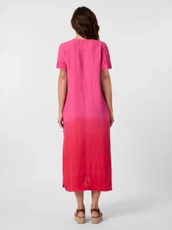 Damenkleid Leinen Batik