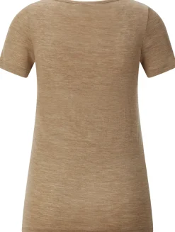 Damen-Kurzarmshirt Wolle-Seide