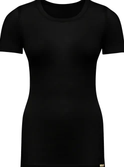 Damen-Kurzarmshirt Wolle-Seide