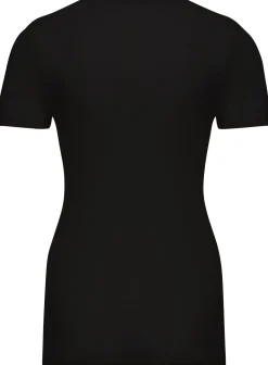 Damen-Kurzarmshirt Wolle-Seide
