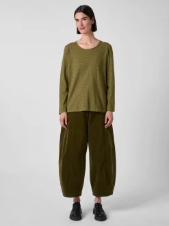 Damen-Langarmshirt gestreift