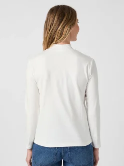 Damen-Langarmshirt Stehkragen