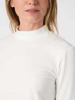 Damen-Langarmshirt Stehkragen