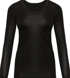 Damen-Langarmshirt Wolle-Seide