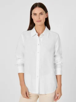 Damen-Leinenbluse
