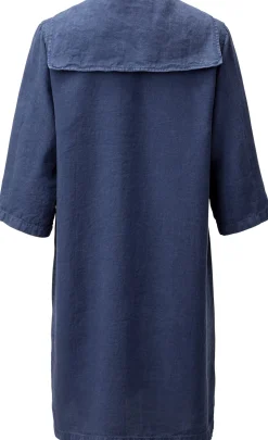 Damen-Leinenkleid