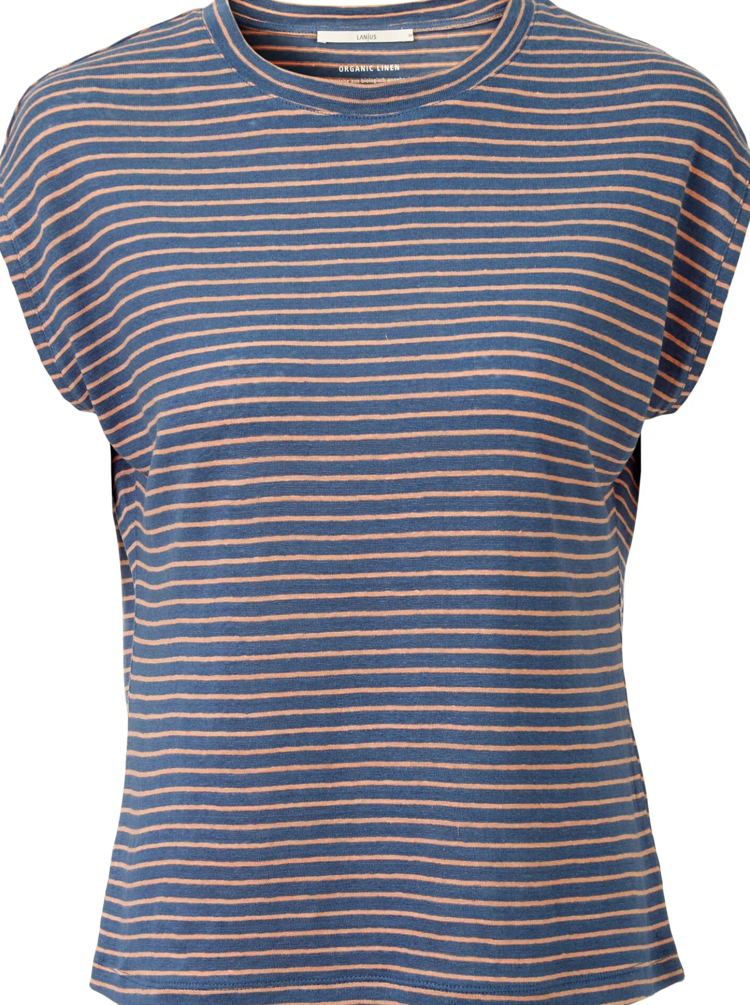 Damen-Leinenshirt gestreift