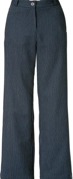 Damen-Marlenehose Nadelstreifen