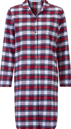 Damen-Nachthemd Flanell gemustert