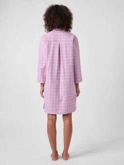 Damen-Nachthemd Flanell kariert