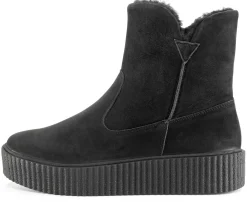 Damen-Nubukboot gefüttert