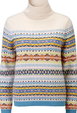 Damenpullover gemustert